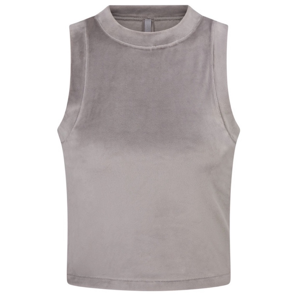 SKIMS Velour Mock Tank - Smoke S